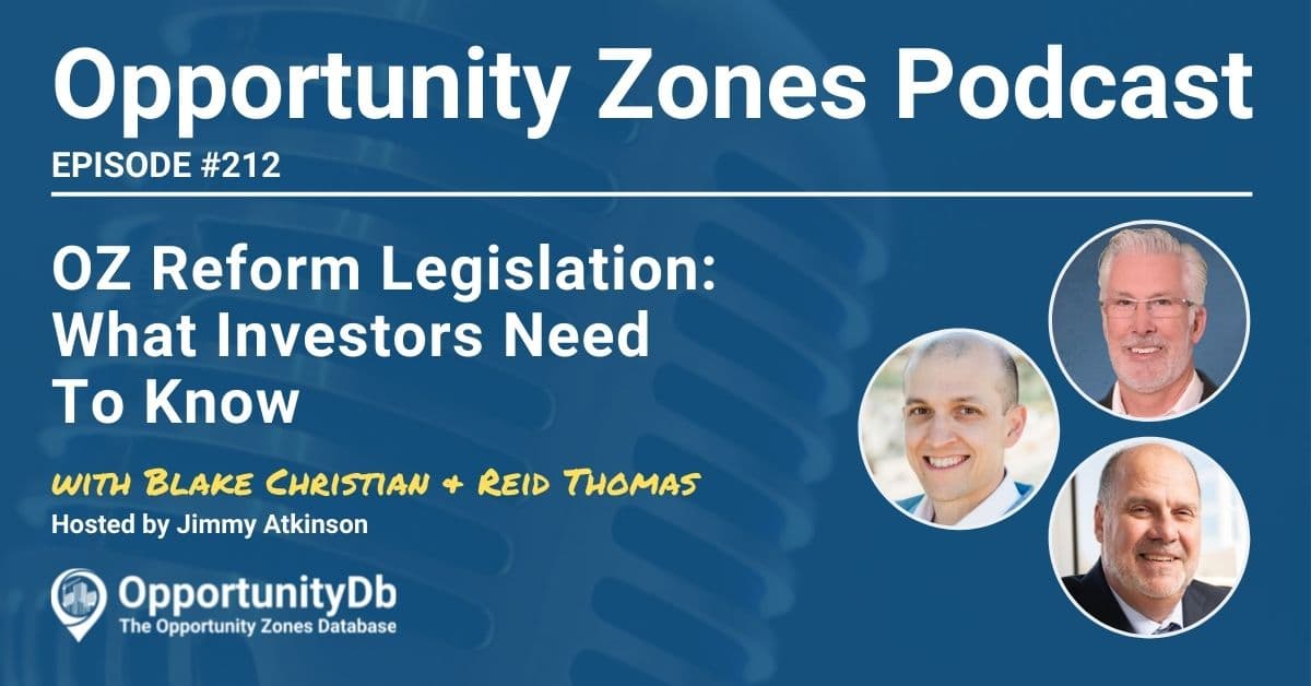 OZ Reform Legislation: What Investors Need To Know, An OZ Pitch Day Panel