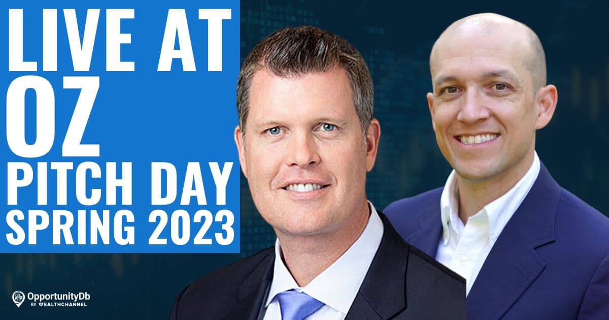 Live At OZ Pitch Day Spring 2023, With Ashley Tison