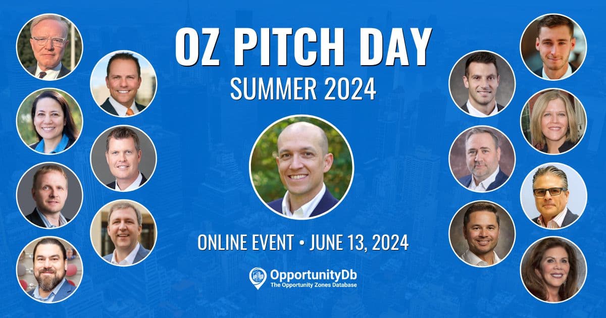 OpportunityDb To Host Opportunity Zone Pitch Day On Thursday, June 13th