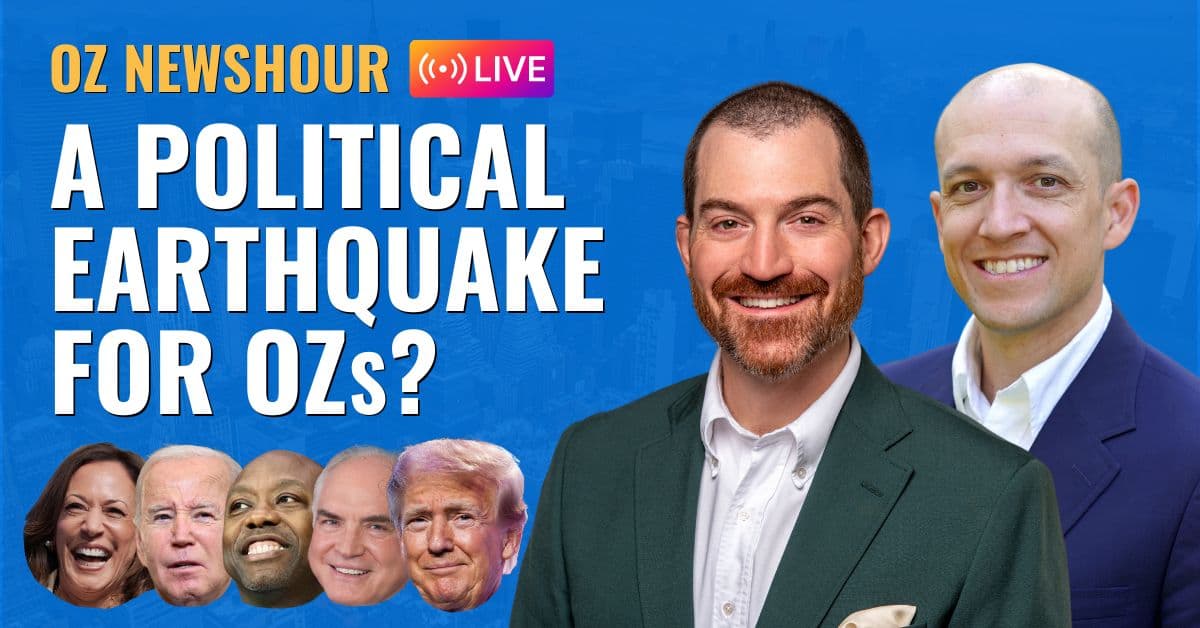 OZ NewsHour: A Political Earthquake For Opportunity Zones?