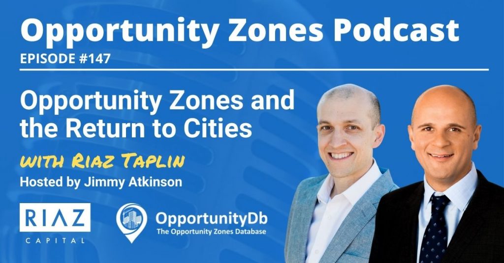 Riaz Taplin on the Opportunity Zones Podcast